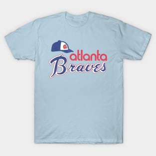 Atlanta Braves - Hank Aaron era 1970s Cap and Logo T-Shirt